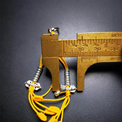 3mm Silver Prayer Bead Counters - Tibetan Buddhist art, view 10