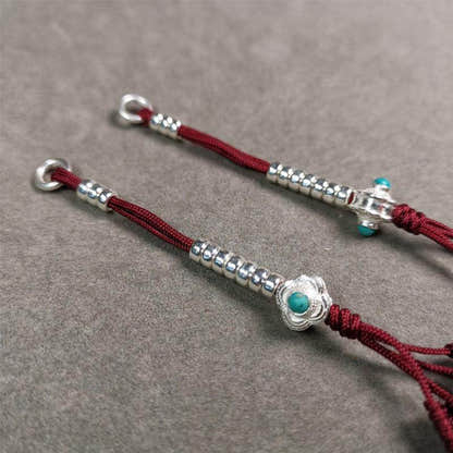 4mm Silver Prayer Bead Counters - Tibetan Buddhist art, view 7