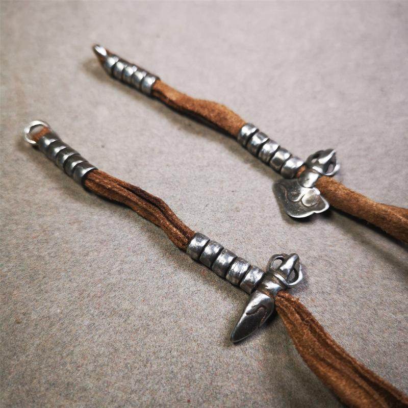 6mm Cold Iron Prayer Bead Counters - Tibetan Buddhist art, view 5