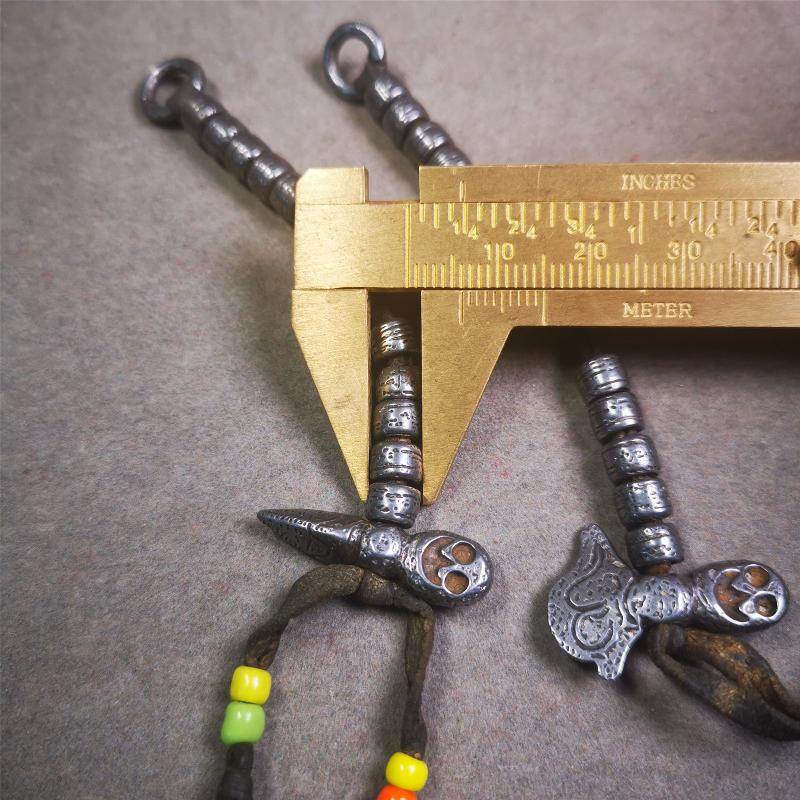 6mm Cold Iron Prayer Bead Counters - Tibetan Buddhist art, view 7