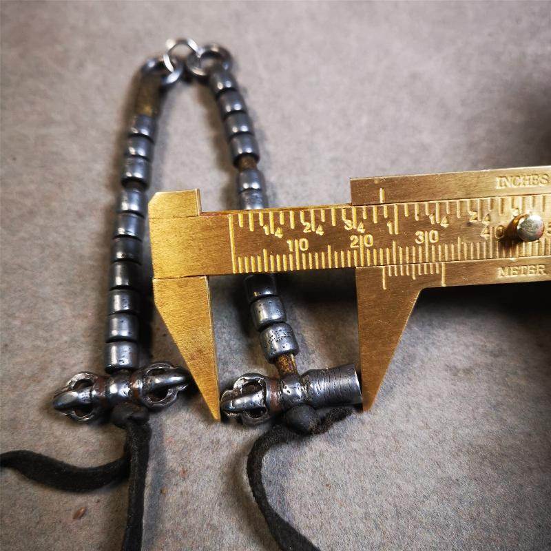6mm Cold Iron Prayer Bead Counters - Tibetan Buddhist art, view 8
