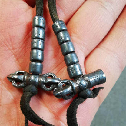 6mm Cold Iron Prayer Bead Counters - Tibetan Buddhist art, view 11