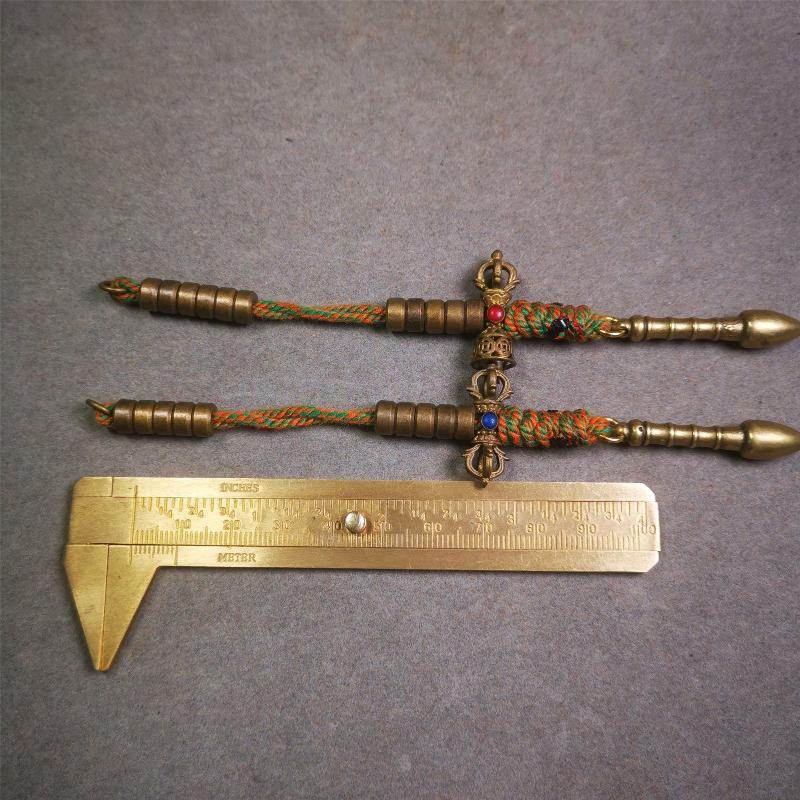 7mm Brass Prayer Bead Counters - Tibetan Buddhist art, view 9