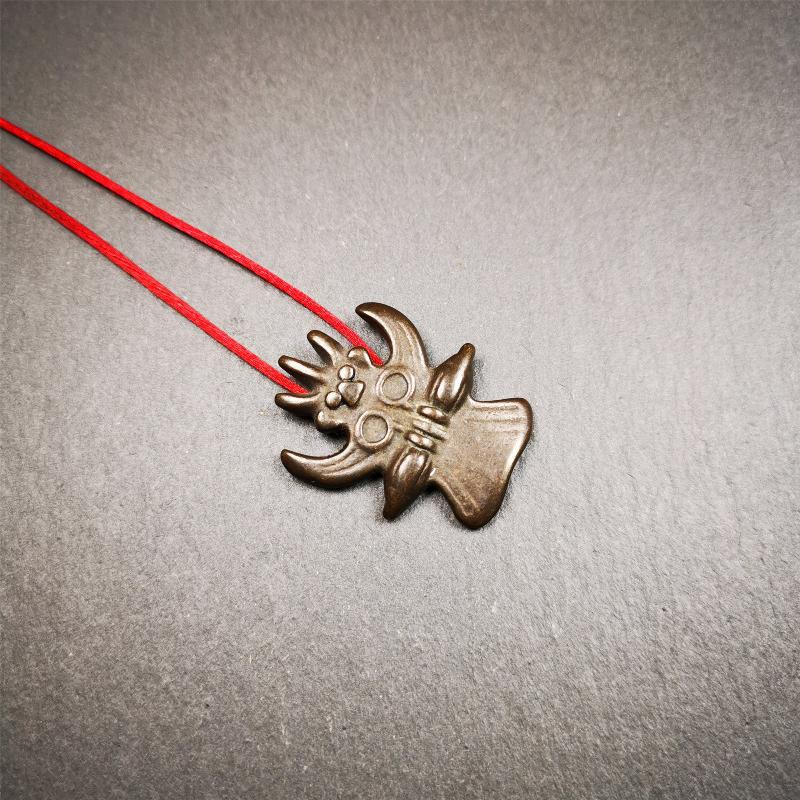 Garuda Amulet - 1.38" - Tibetan Buddhist amulet, view 7