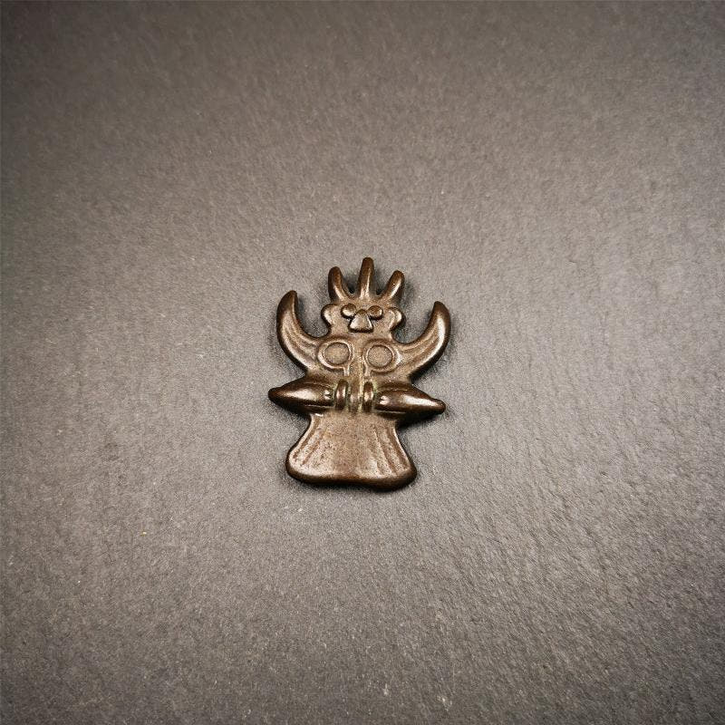 Garuda Amulet - 1.38" - Tibetan Buddhist amulet, view 9