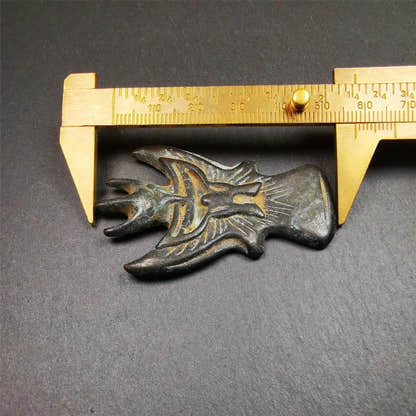 Garuda Amulet - 2.28" - Tibetan Buddhist amulet, view 10