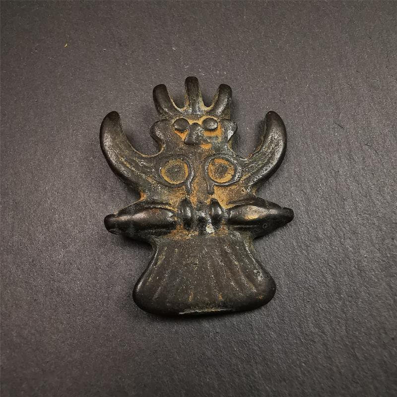 Garuda Amulet - 1.8" - Tibetan Buddhist amulet, view 5