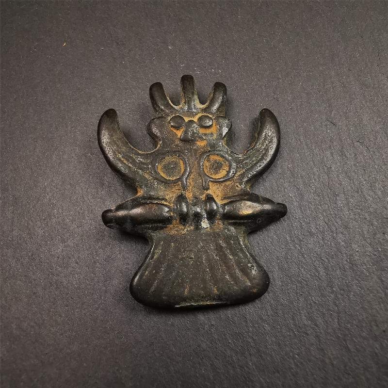 Garuda Amulet - 1.8" - Tibetan Buddhist amulet, view 5