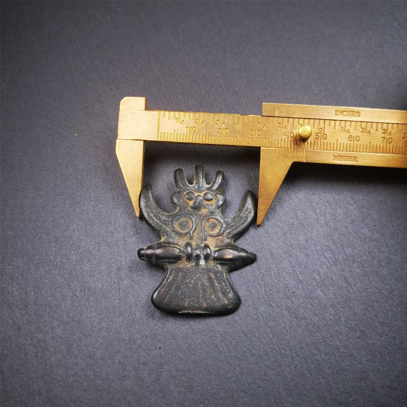 Garuda Amulet - 1.8" - Tibetan Buddhist amulet, view 10