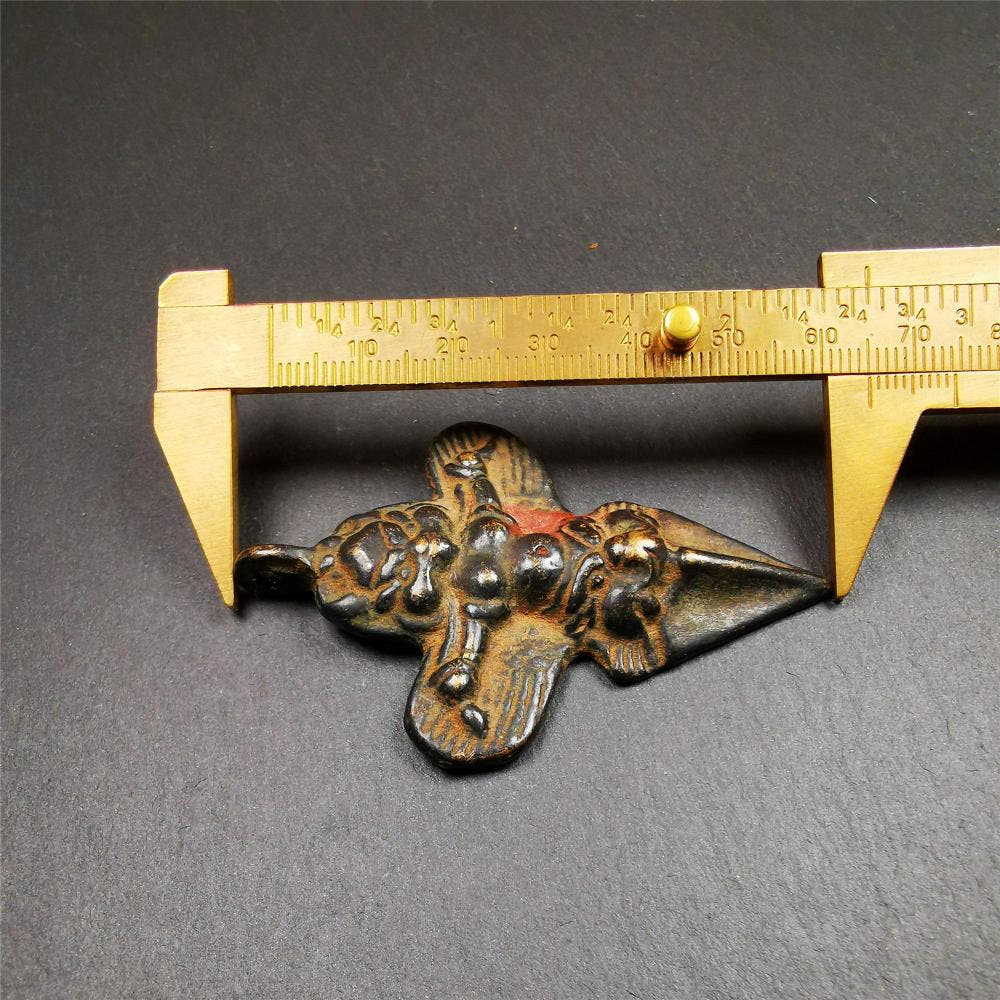 Garuda Phurba - 2.56" - Tibetan Buddhist garuda amulet, view 10