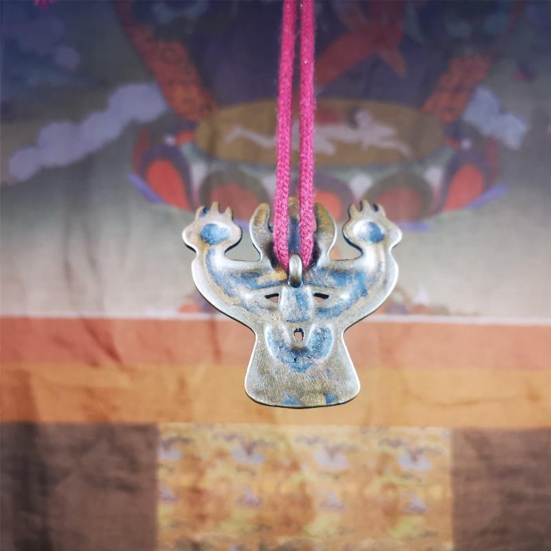 Garuda Amulet - 2.24" - Tibetan Buddhist amulet, view 8