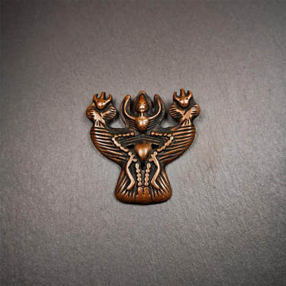 Garuda Amulet - 2.24" - Tibetan Buddhist amulet, view 9