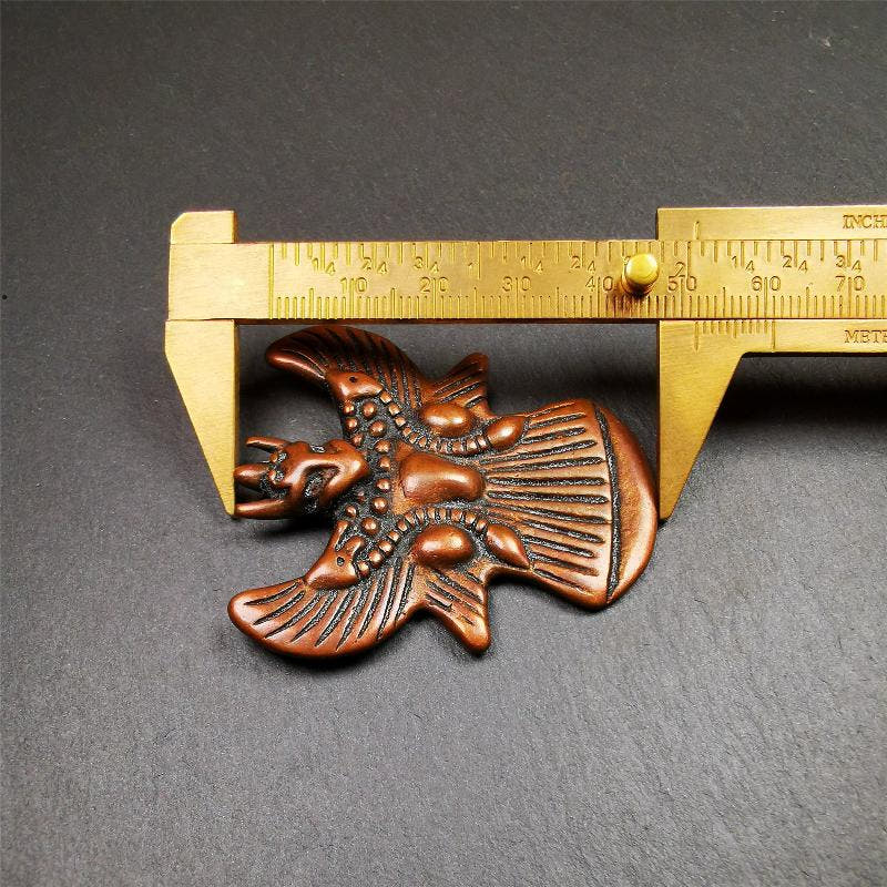 Garuda Amulet - 2.05" - Tibetan Buddhist amulet, view 10