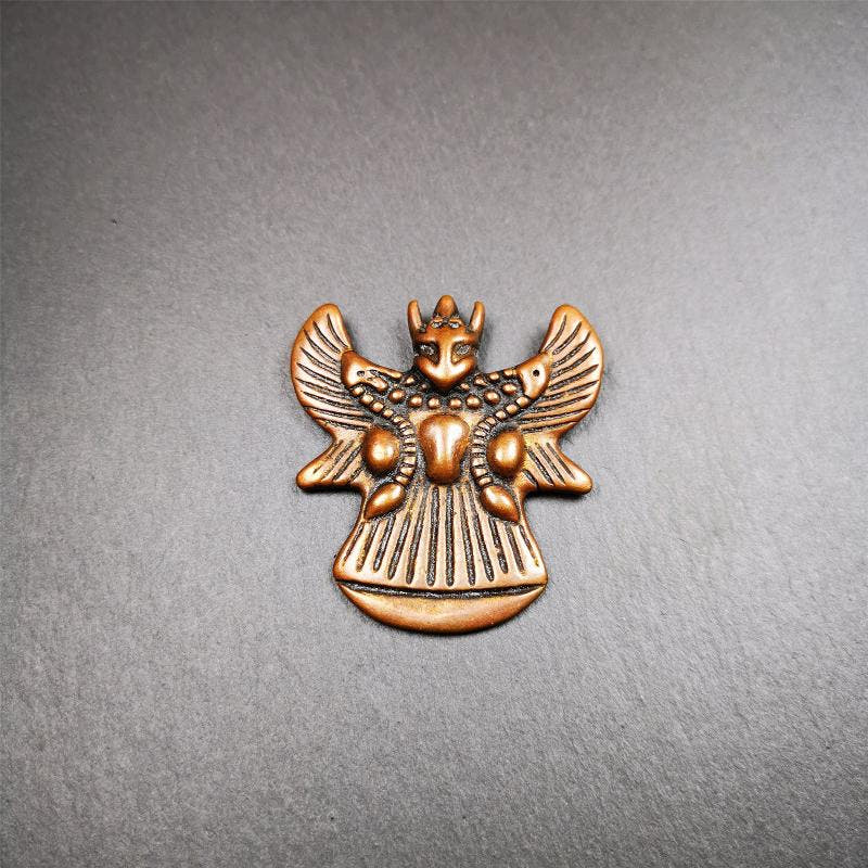 Garuda Amulet - 2.05" - Tibetan Buddhist amulet, view 9