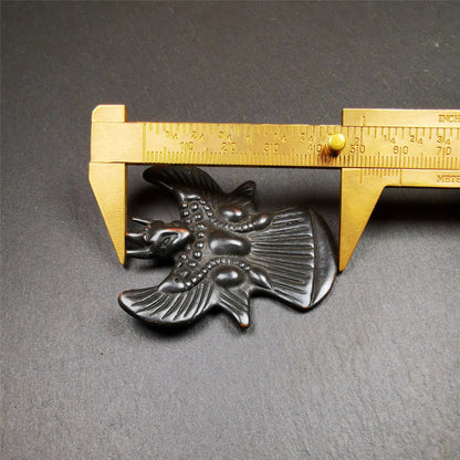 Garuda Amulet - 2.05" - Black Type