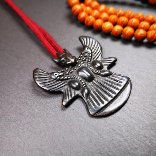 Garuda Amulet - 2.05" - Black Type