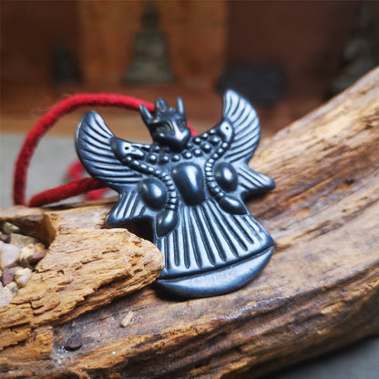 Garuda Amulet - 2.05" - Black Type
