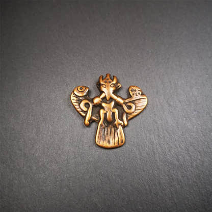 Garuda Amulet - 1.57" - Tibetan Buddhist amulet, view 8