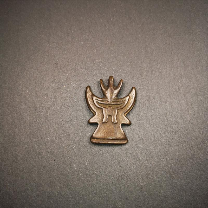 Garuda Amulet - 1.38" - Tibetan Buddhist amulet, view 9