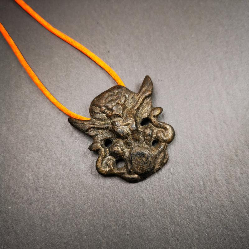 Garuda Amulet - 1.65" - Tibetan Buddhist amulet, view 4