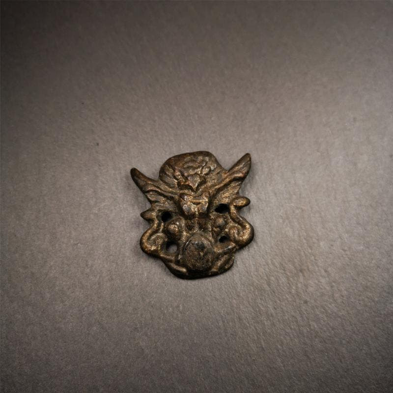Garuda Amulet - 1.65" - Tibetan Buddhist amulet, view 8
