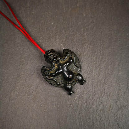 Garuda Amulet - 1.65" - Tibetan Buddhist amulet, view 4