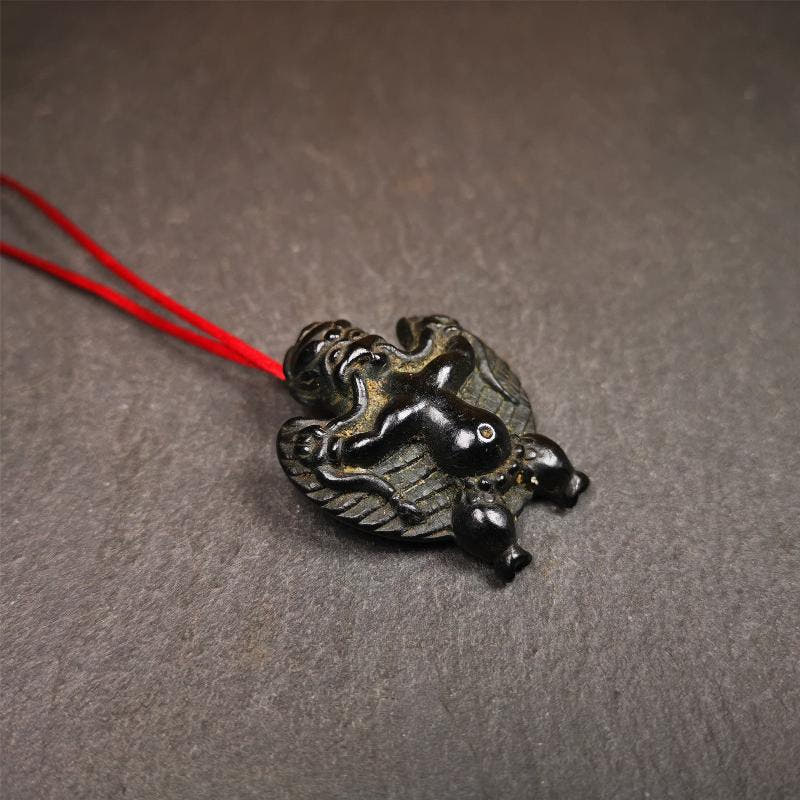 Garuda Amulet - 1.65" - Tibetan Buddhist amulet, view 5