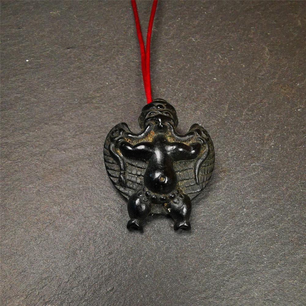 Garuda Amulet - 1.65" - Tibetan Buddhist amulet, view 6