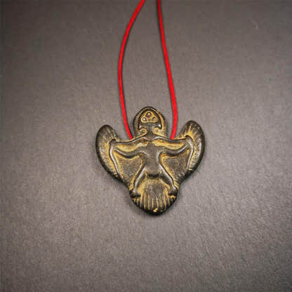 Garuda Amulet - 1.93" - Tibetan Buddhist amulet, view 5