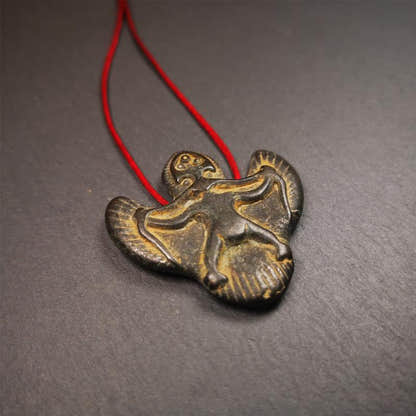 Garuda Amulet - 1.93" - Tibetan Buddhist amulet, view 6