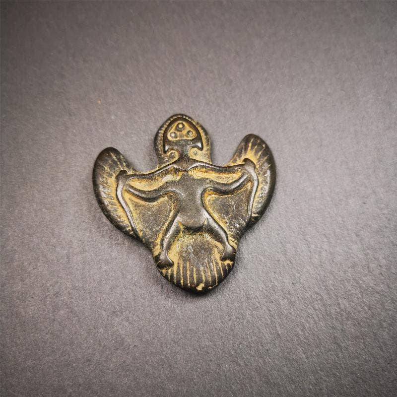 Garuda Amulet - 1.93" - Tibetan Buddhist amulet, view 7