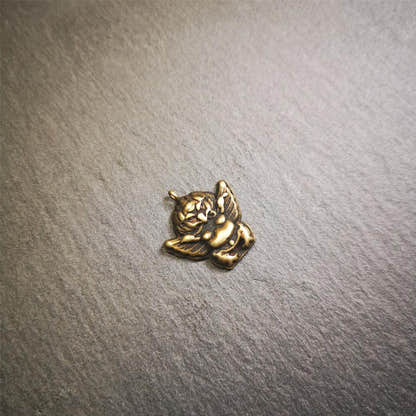 Garuda Amulet Pendant- 0.8" - Tibetan Buddhist amulet, view 10