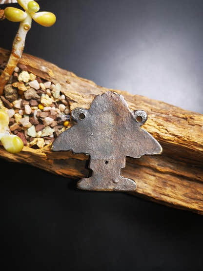 Garuda Amulet - 1.9" - 100 Years Old - Tibetan Buddhist amulet, view 11