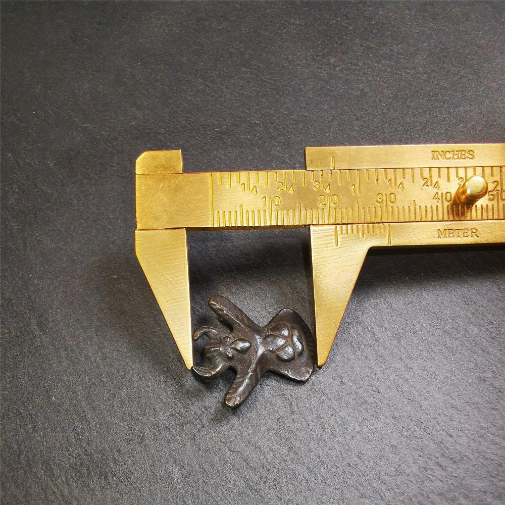 Garuda Amulet - 0.79" - Tibetan Buddhist amulet, size reference