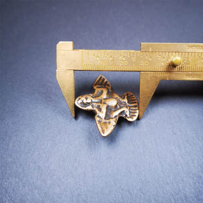 Garuda Amulet - 1.65" - Tibetan Buddhist amulet, size reference