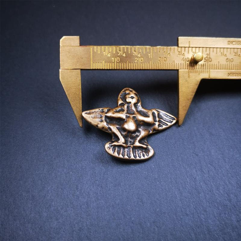 Garuda Amulet - 1.65" - Tibetan Buddhist amulet, view 10