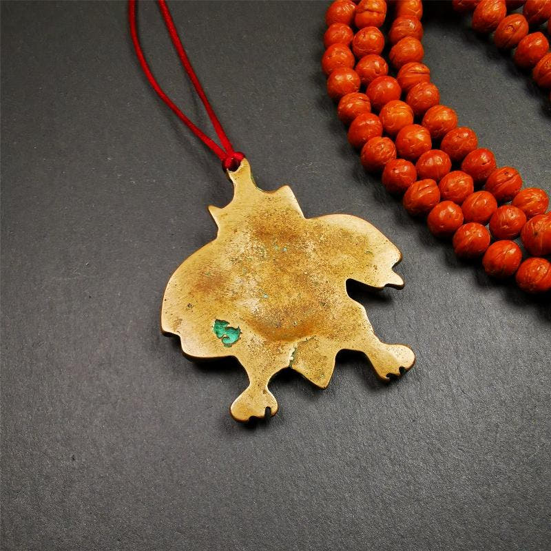 Garuda Amulet - 2.28" - Tibetan Buddhist amulet, view 4