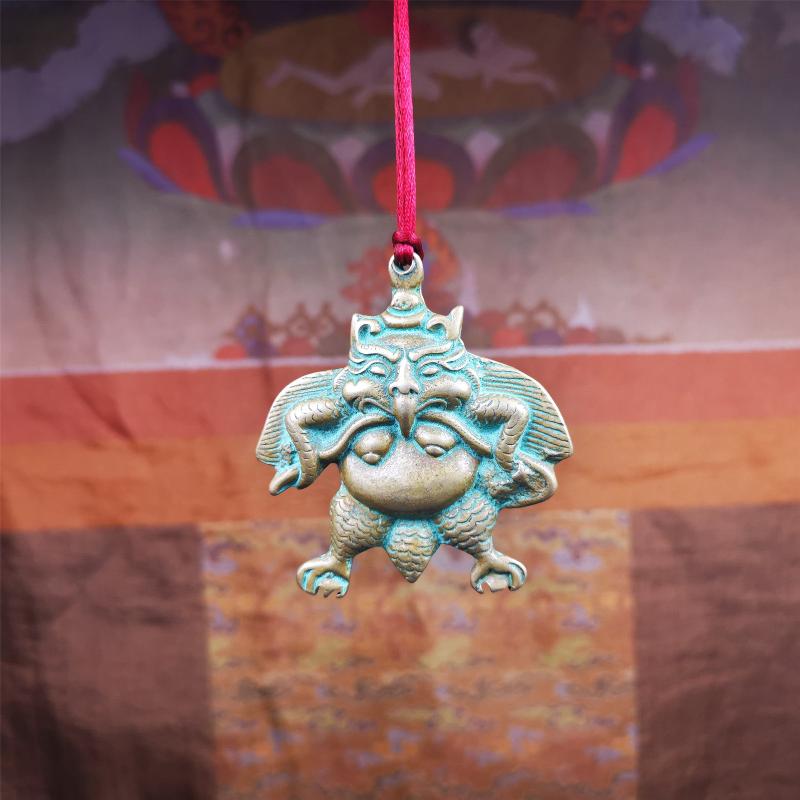 Garuda Amulet - 2.28" - Tibetan Buddhist amulet, view 5