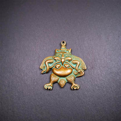 Garuda Amulet - 2.28" - Tibetan Buddhist amulet, view 9