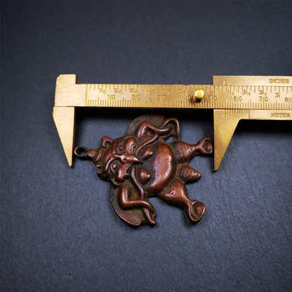 Garuda Amulet - 2.16" - Tibetan Buddhist amulet, view 10