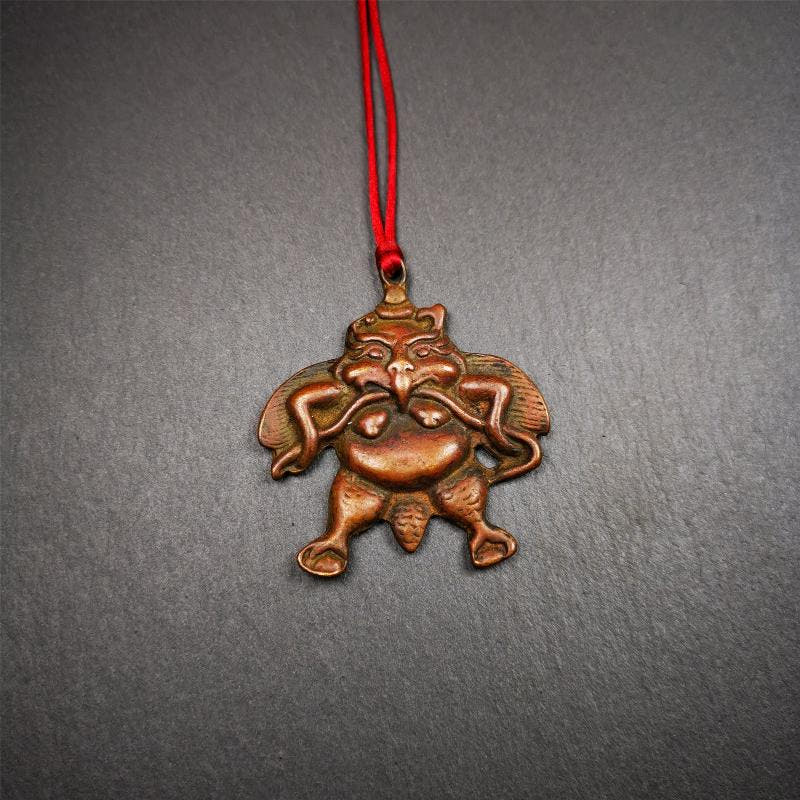 Garuda Amulet - 2.16" - Tibetan Buddhist amulet, view 5
