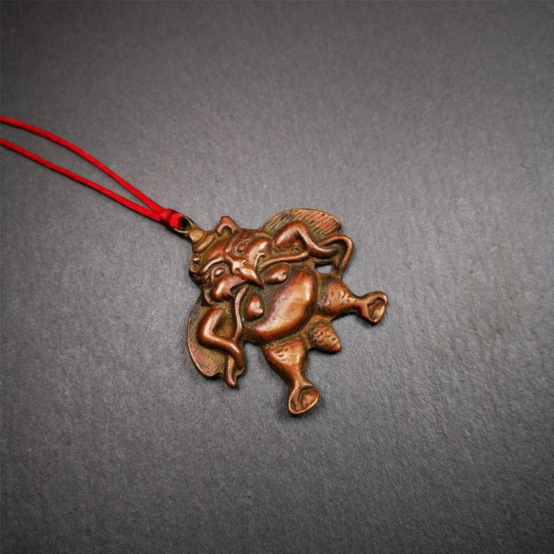 Garuda Amulet - 2.16" - Tibetan Buddhist amulet, view 6