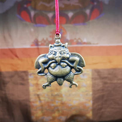 Garuda Amulet - 2.16" - Tibetan Buddhist amulet, view 7