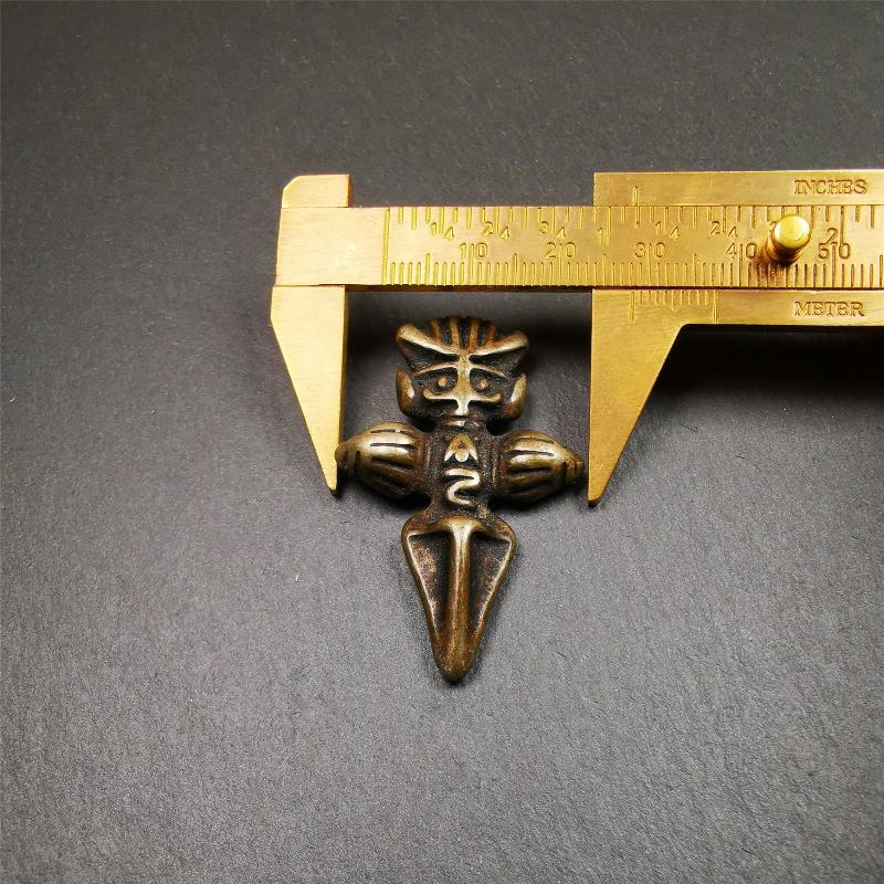 Garuda Amulet - 1.77" - Tibetan Buddhist amulet, view 9