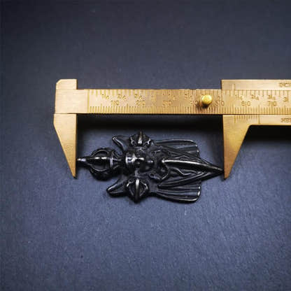 Garuda Amulet - 2.2" - Tibetan Buddhist amulet, size reference
