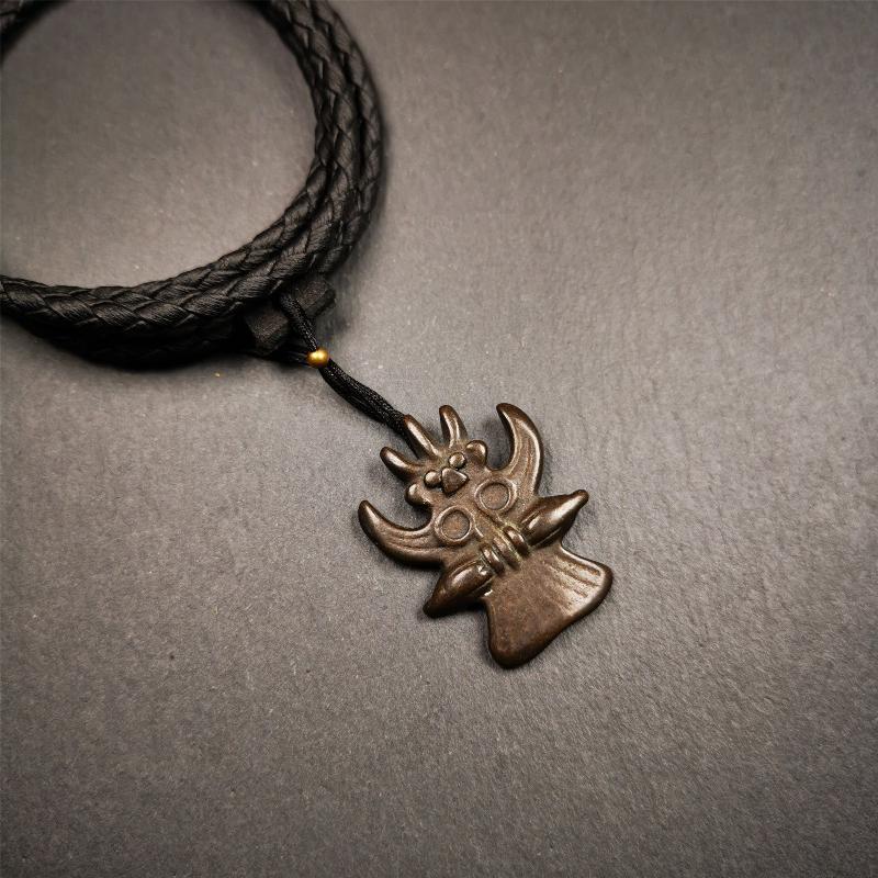 Garuda Amulet - 1.38" - Tibetan Buddhist amulet, view 5