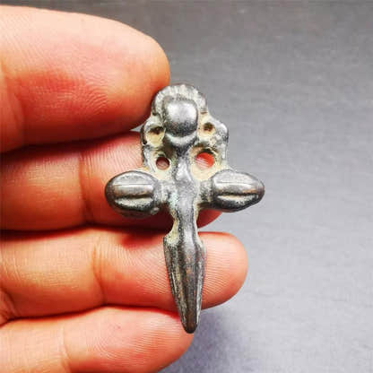 Cross vajra Phurba - 1.57" - Tibetan Buddhist vajra, view 7