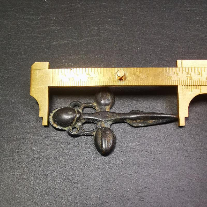 Cross vajra Phurba - 2.6" - Tibetan Buddhist vajra, view 9