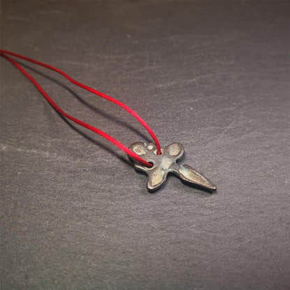 Cross vajra Phurba - 1.57" - Tibetan Buddhist vajra, view 4