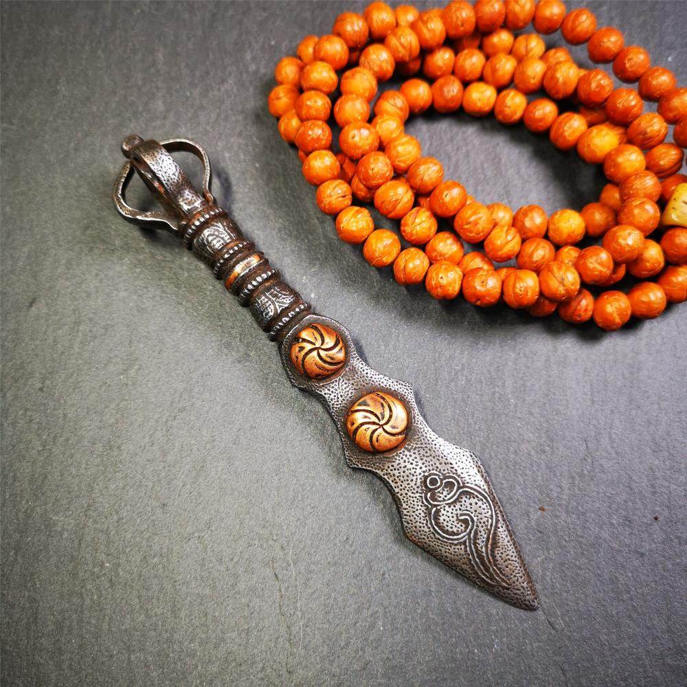 Mansusri Sword - Tibetan Buddhist art, front view